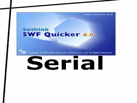 Sothink swf to video converter 2.4 serial key